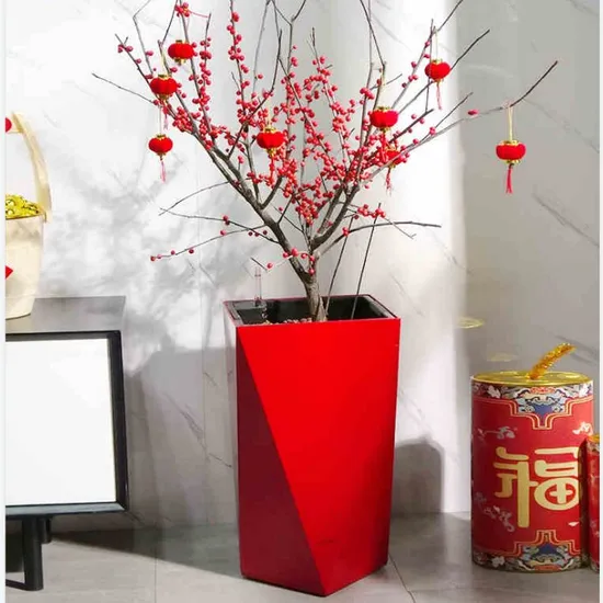 Large Diamond Shape Flowerpot Plastic