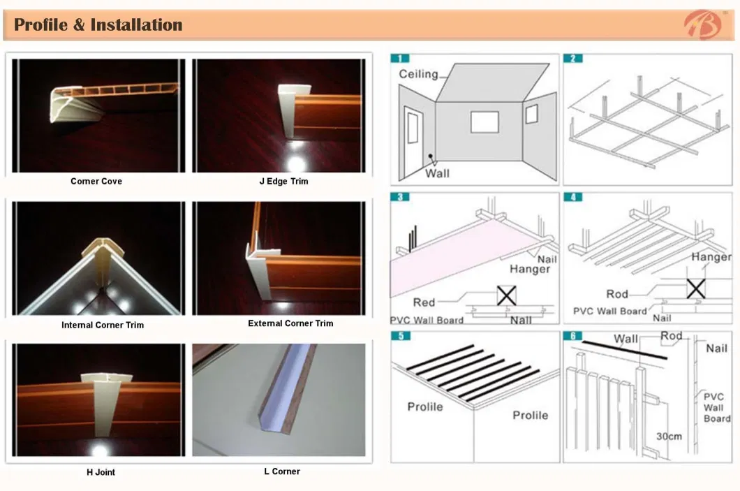 China Manufacturer Best Prices Plasitic Laminiated Wood Design PVC Ceiling Panel PVC Wall Panels Ceiling Board Tile for Home Decoration